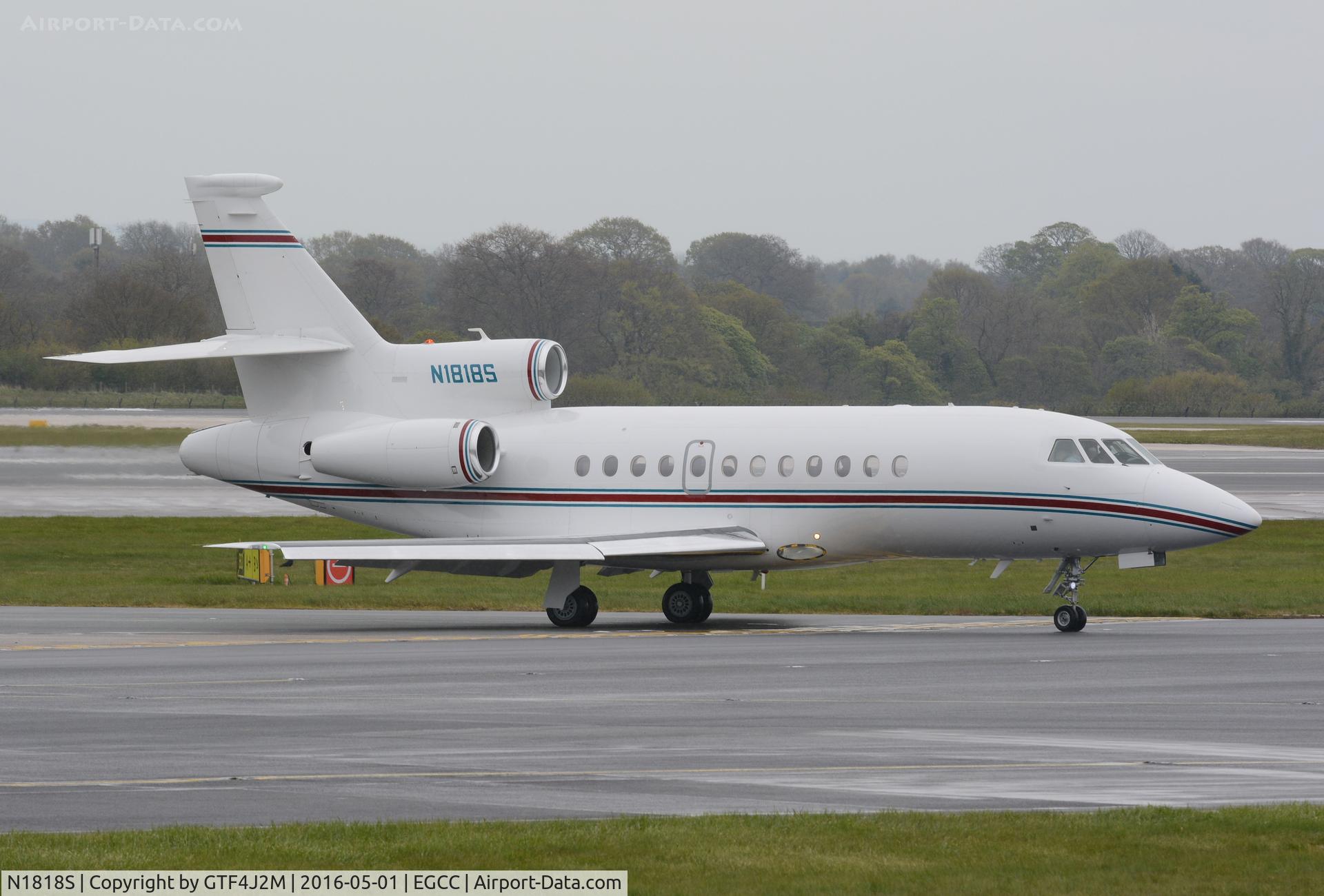 N1818S, 2005 Dassault Falcon 900EX C/N 153, N1818S at Manchester 1.5.16
