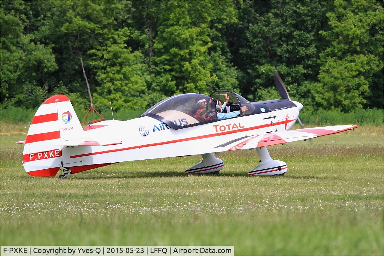 F-PXKE, Mudry CAP-10B C/N A1, Mudry CAP-10B, Taxiing to parking area, La Ferté-Alais airfield (LFFQ) Airshow 2015