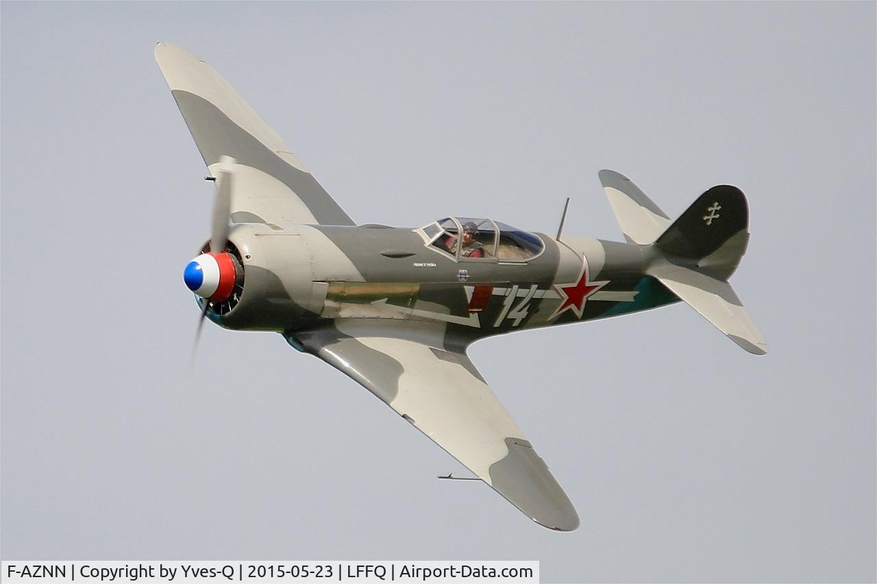 F-AZNN, Yakovlev Yak-11 C/N 25 III/05, Yakovlev YAK-11, On display, La Ferté-Alais airfield (LFFQ) Airshow 2015