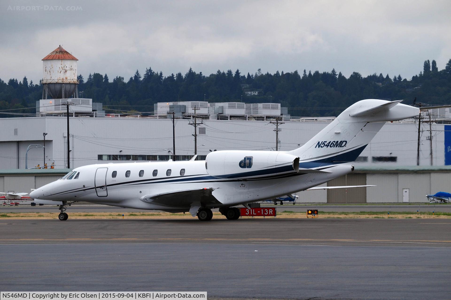 N546MD, 2003 Cessna 750 Citation X Citation X C/N 750-0215, Cessna 750 at Boeing Field.