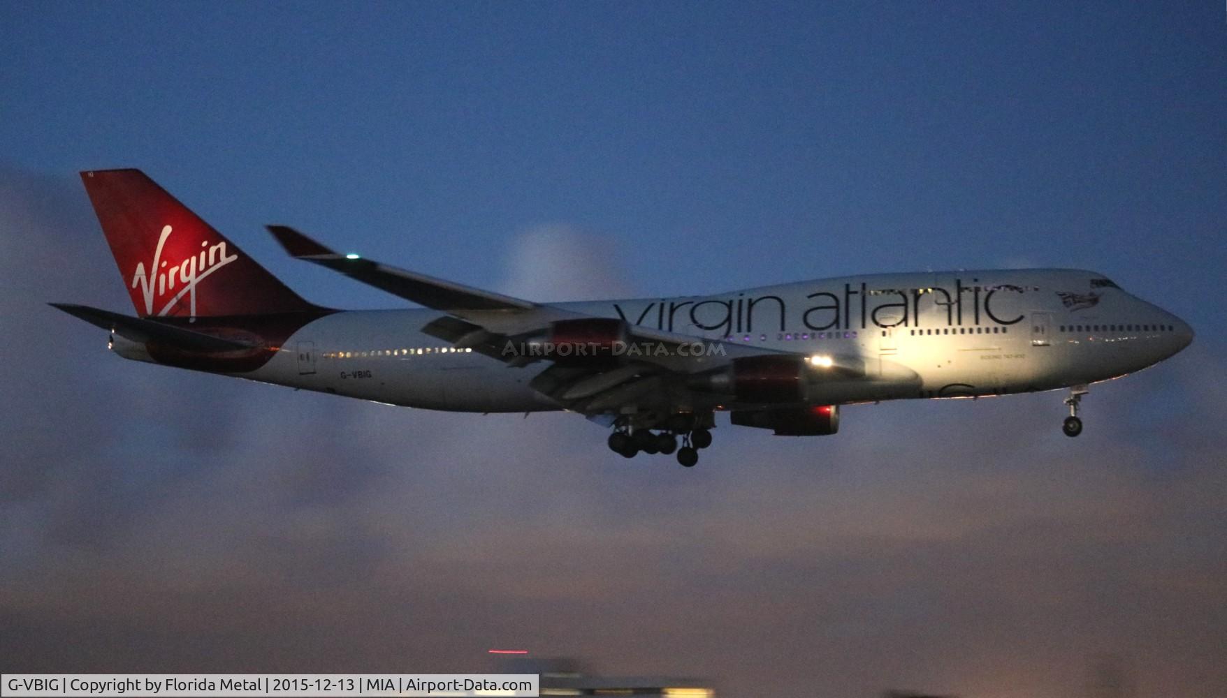 G-VBIG, 1996 Boeing 747-4Q8 C/N 26255, Virgin Atlantic