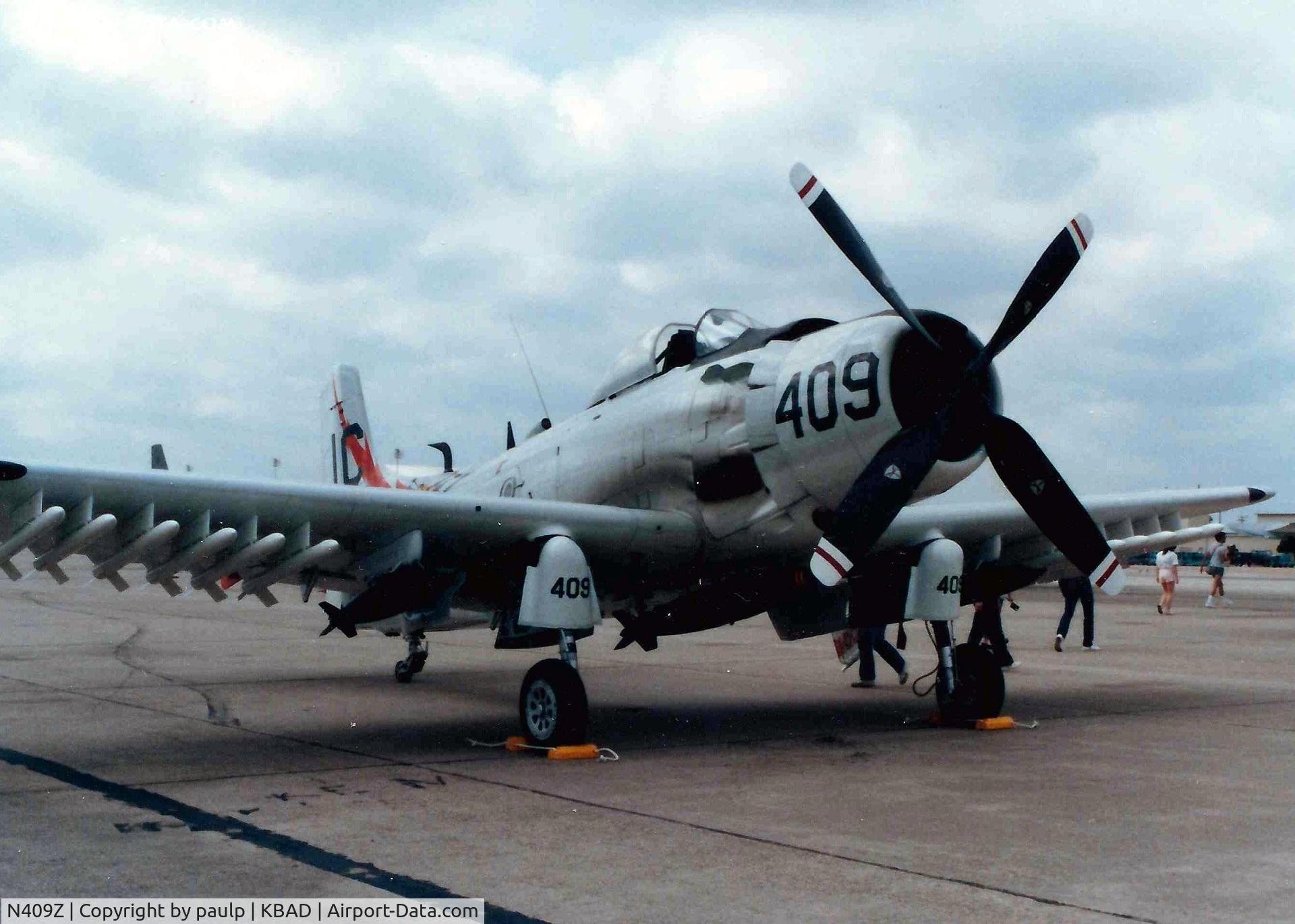 N409Z, Douglas AD-4N Skyraider C/N 7797, Douglas AD-4N Skyraider