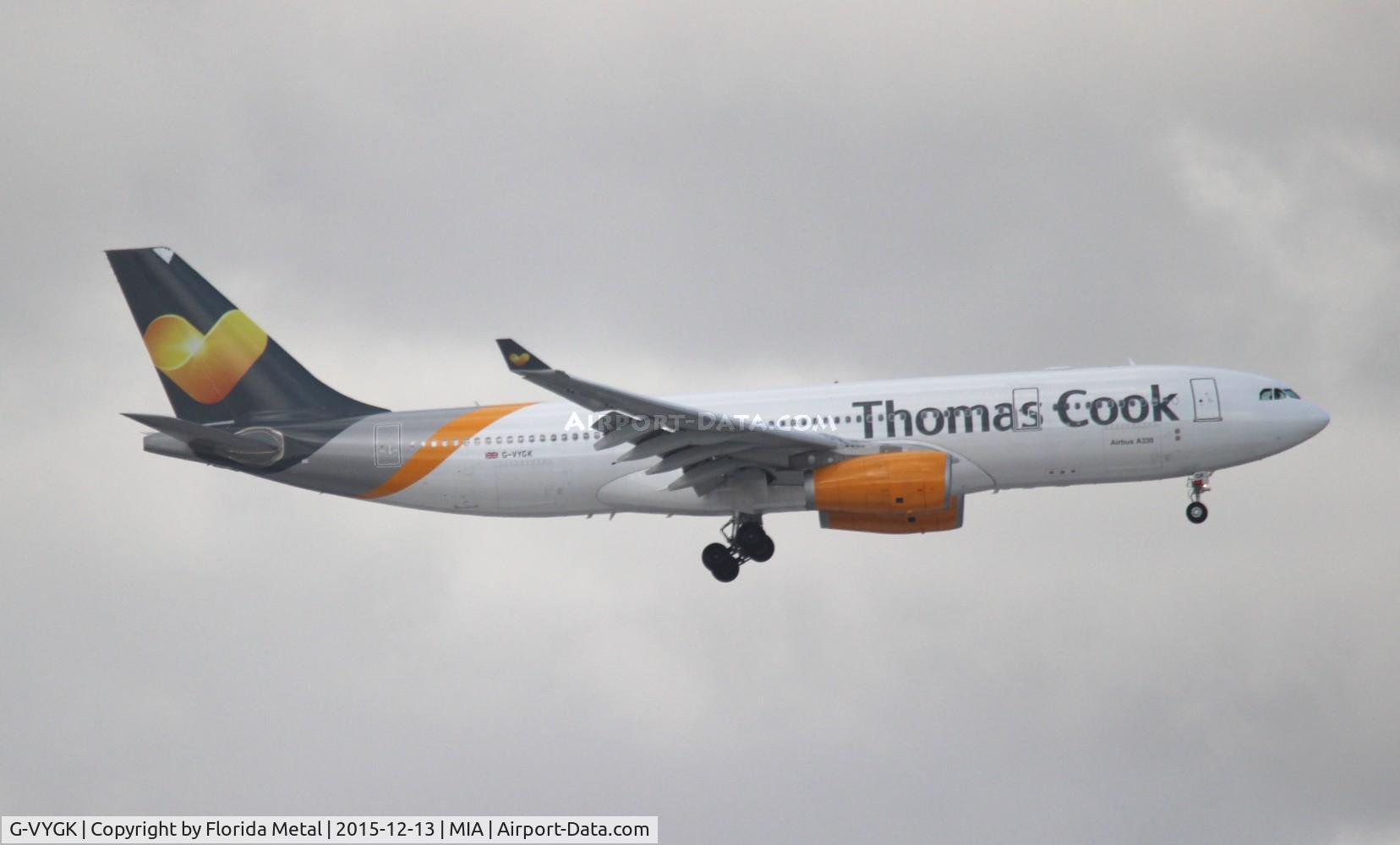 G-VYGK, 2014 Airbus A330-243 C/N 1498, Thomas Cook