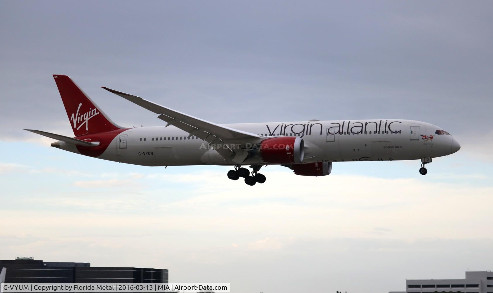 G-VYUM, 2015 Boeing 787-9 Dreamliner Dreamliner C/N 37970, Virgin Atlantic