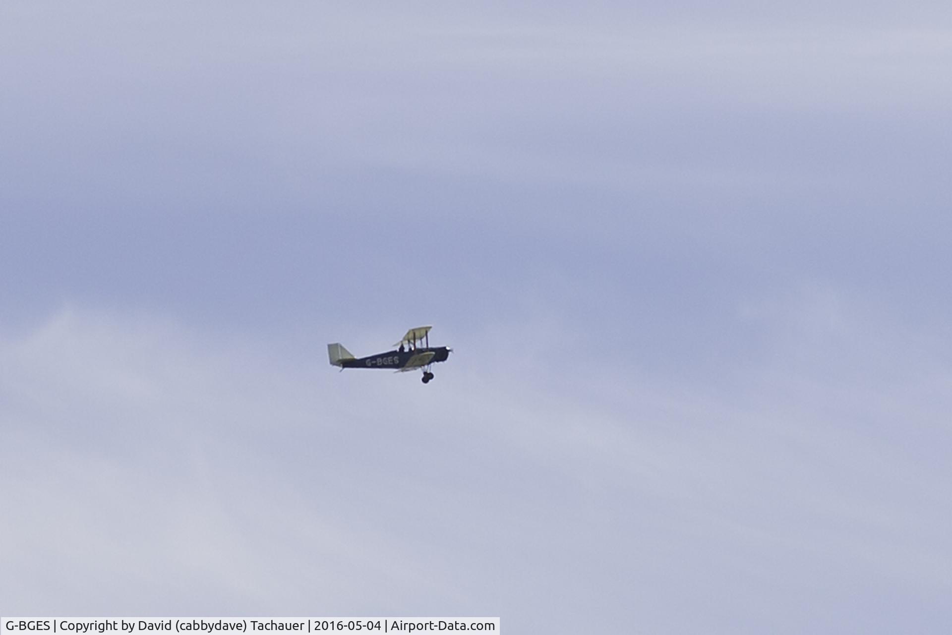 G-BGES, 2012 Currie Wot C/N 10291, Spotted flying over my garden in Ilford, Essex