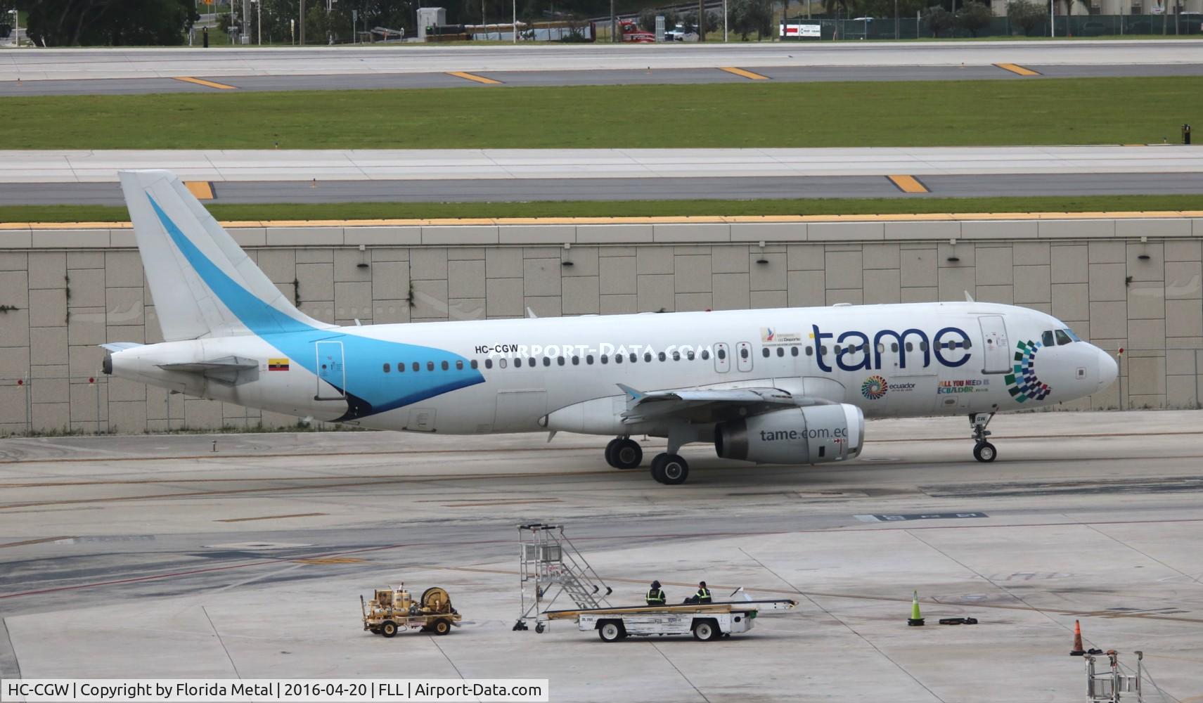 HC-CGW, 2003 Airbus A320-233 C/N 2084, TAME Ecuador