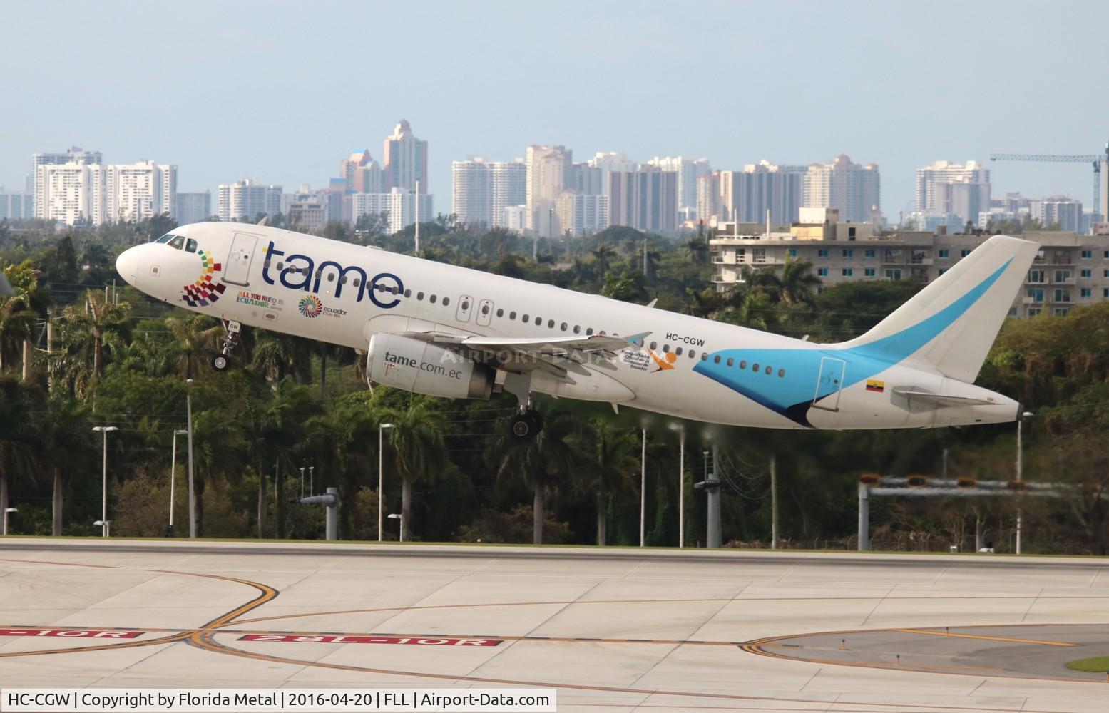 HC-CGW, 2003 Airbus A320-233 C/N 2084, TAME Ecuador