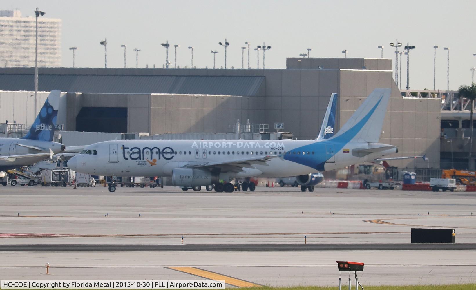 HC-COE, 2000 Airbus A320-233 C/N 1339, TAME Ecuador