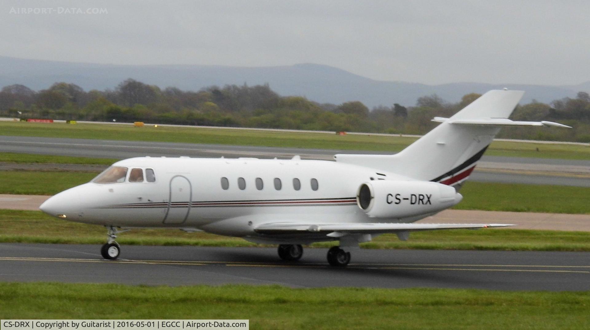 CS-DRX, 2007 Raytheon Hawker 800XP C/N 258834, At Manchester
