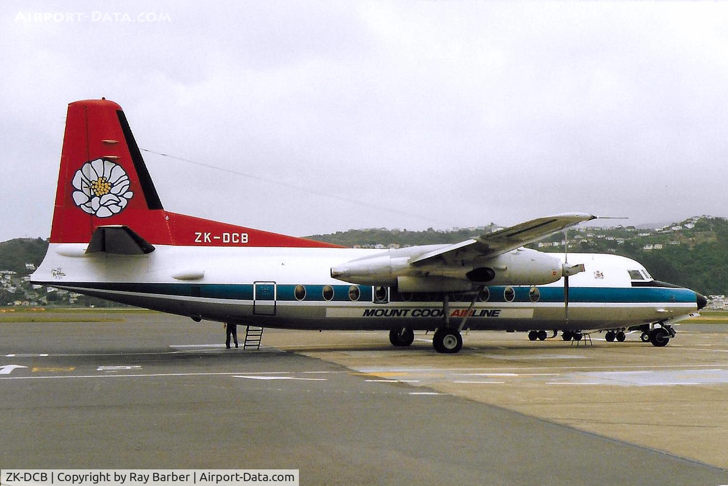ZK-DCB, 1970 Fokker F-27-200 Friendship C/N 10445, Fokker F-27-200 Friendship [10445] (Mount Cook Airlines) (Place and date unknown)~ZK