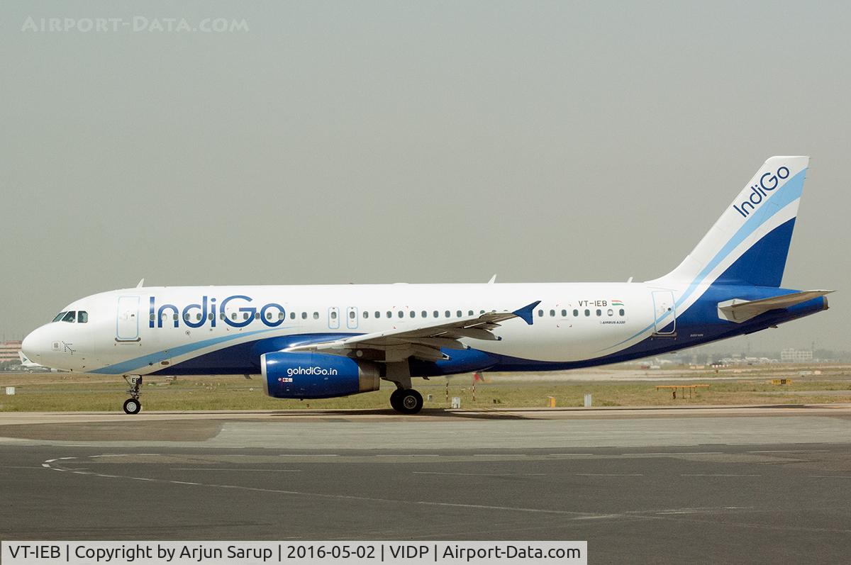 VT-IEB, 2011 Airbus A320-232 C/N 4609, Taxiing out for departure from IGIA T-1.