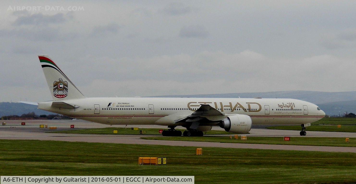 A6-ETH, 2011 Boeing 777-3FX/ER C/N 39683, At Manchester