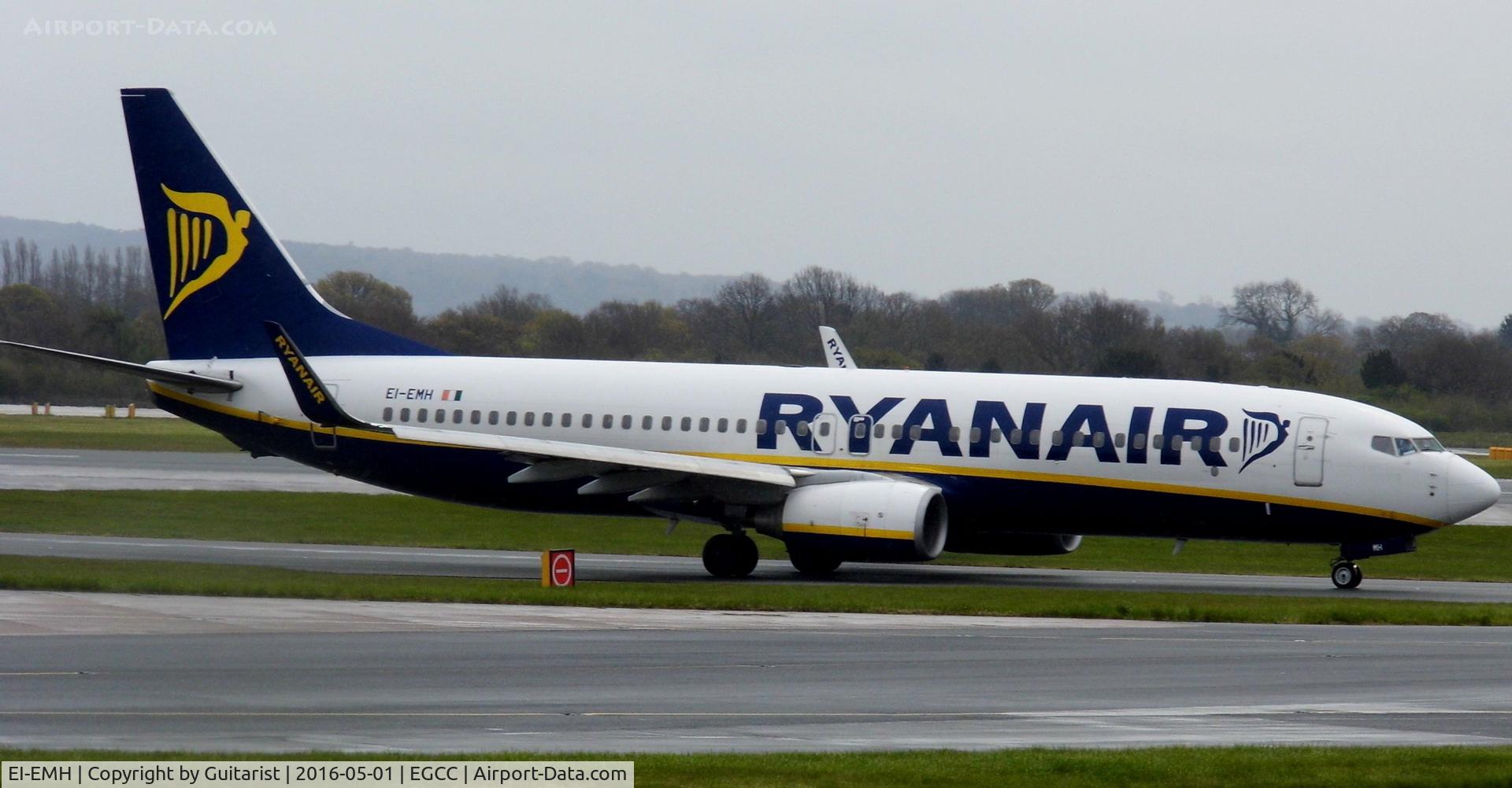 EI-EMH, 2010 Boeing 737-8AS C/N 34974, At Manchester