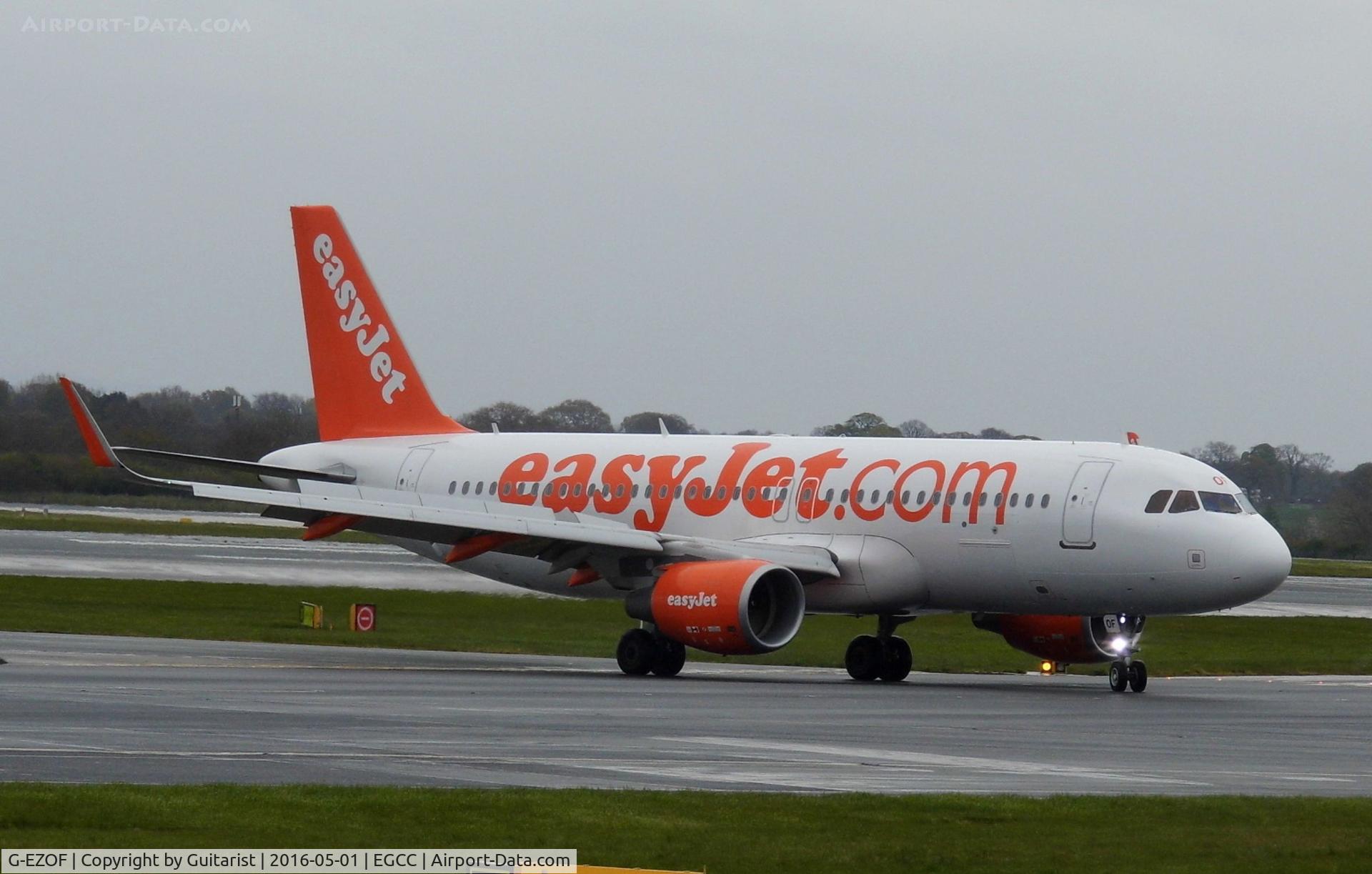 G-EZOF, 2015 Airbus A320-214 C/N 6525, At Manchester