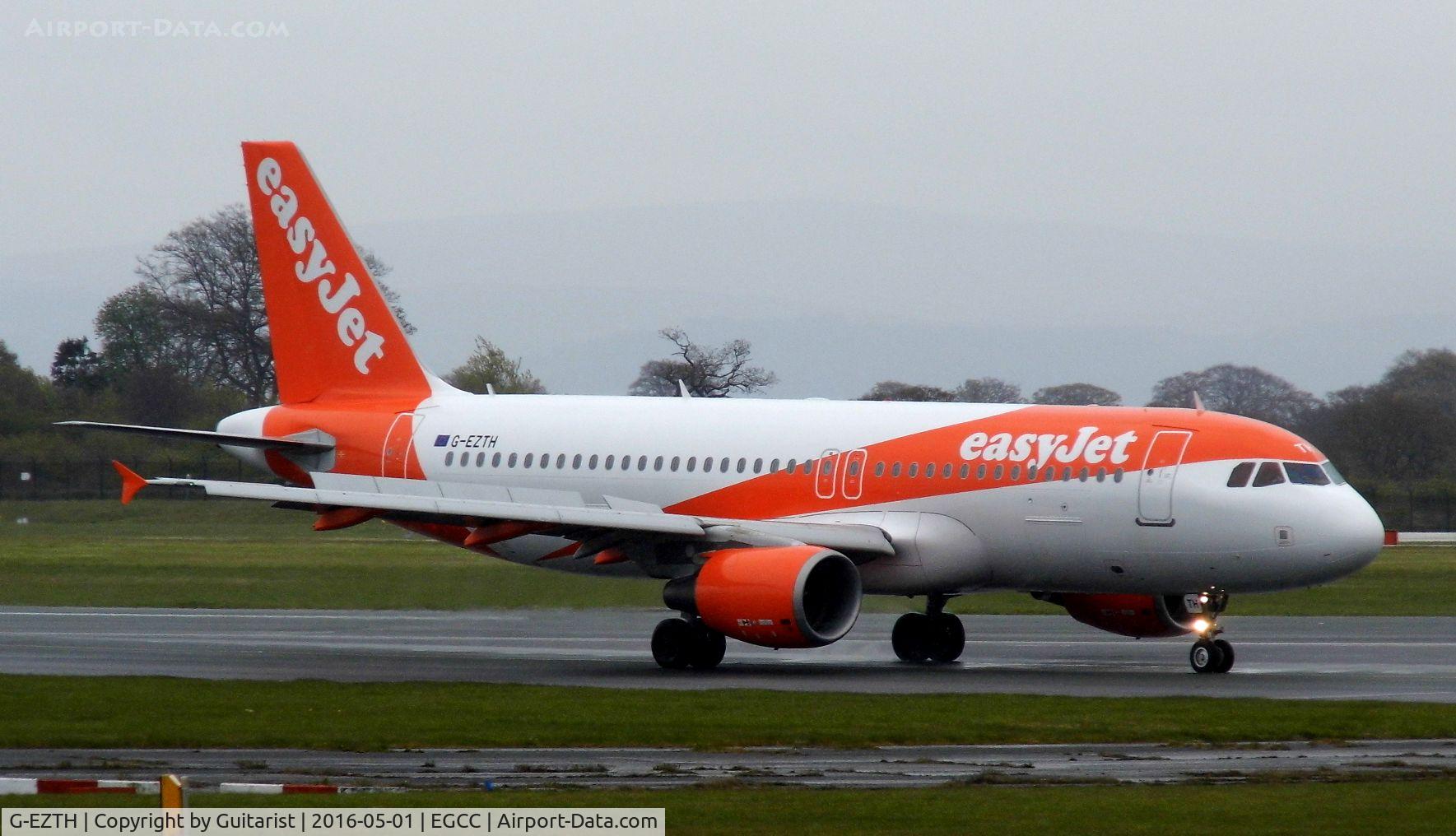 G-EZTH, 2009 Airbus A320-214 C/N 3953, At Manchester