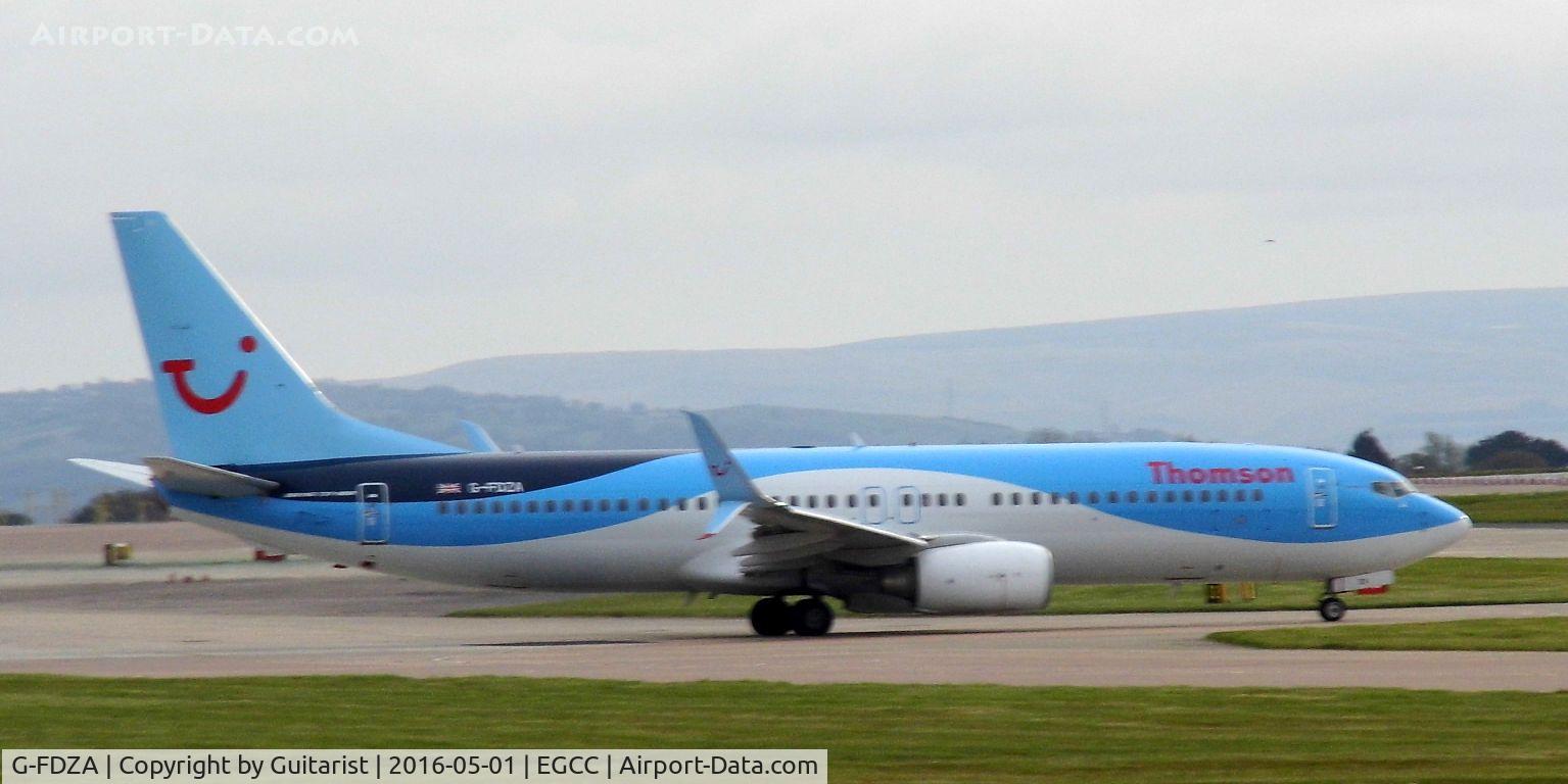 G-FDZA, 2007 Boeing 737-8K5 C/N 35134, At Manchester