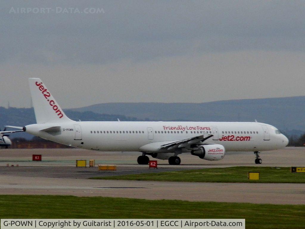 G-POWN, 2009 Airbus A321-211 C/N 3830, At Manchester