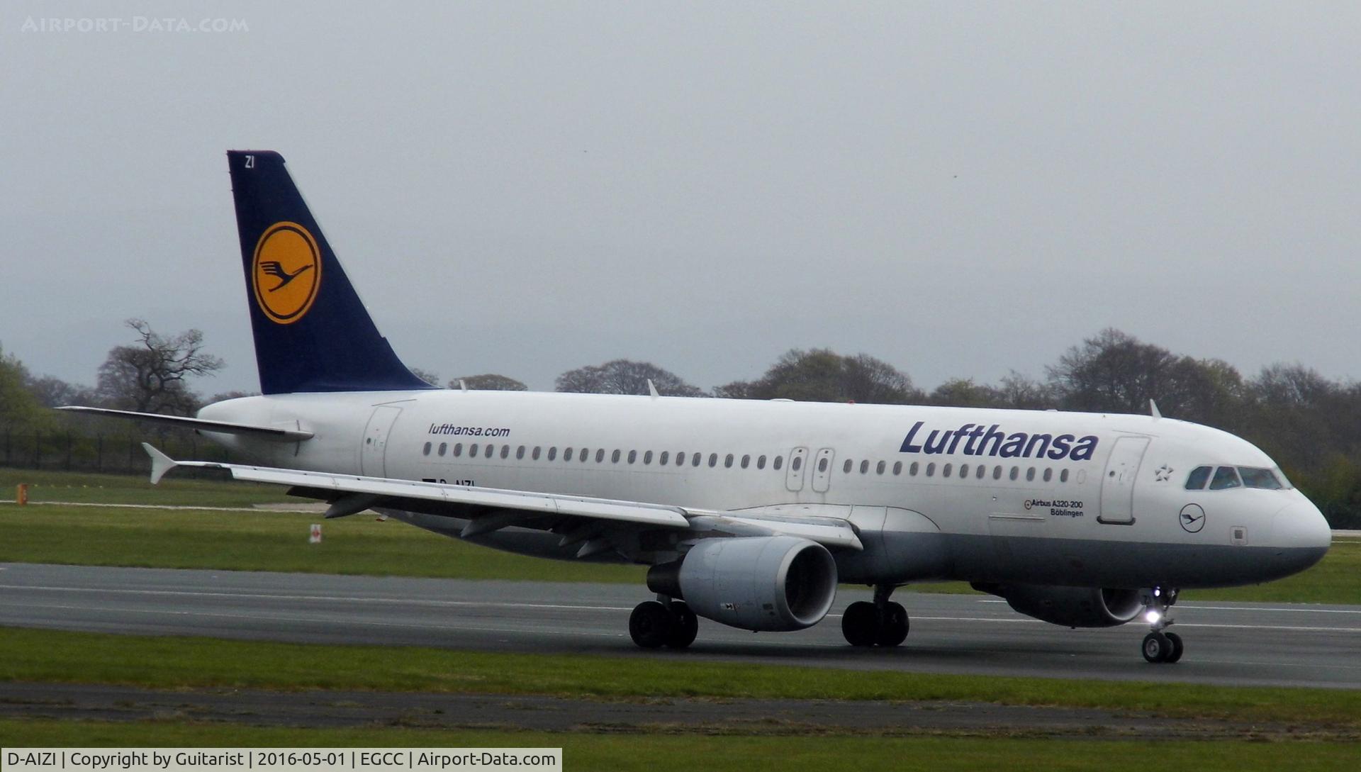 D-AIZI, 2010 Airbus A320-214 C/N 4398, At Manchester