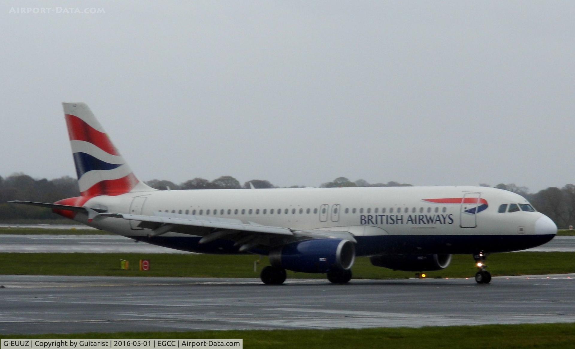 G-EUUZ, 2008 Airbus A320-232 C/N 3649, At Manchester