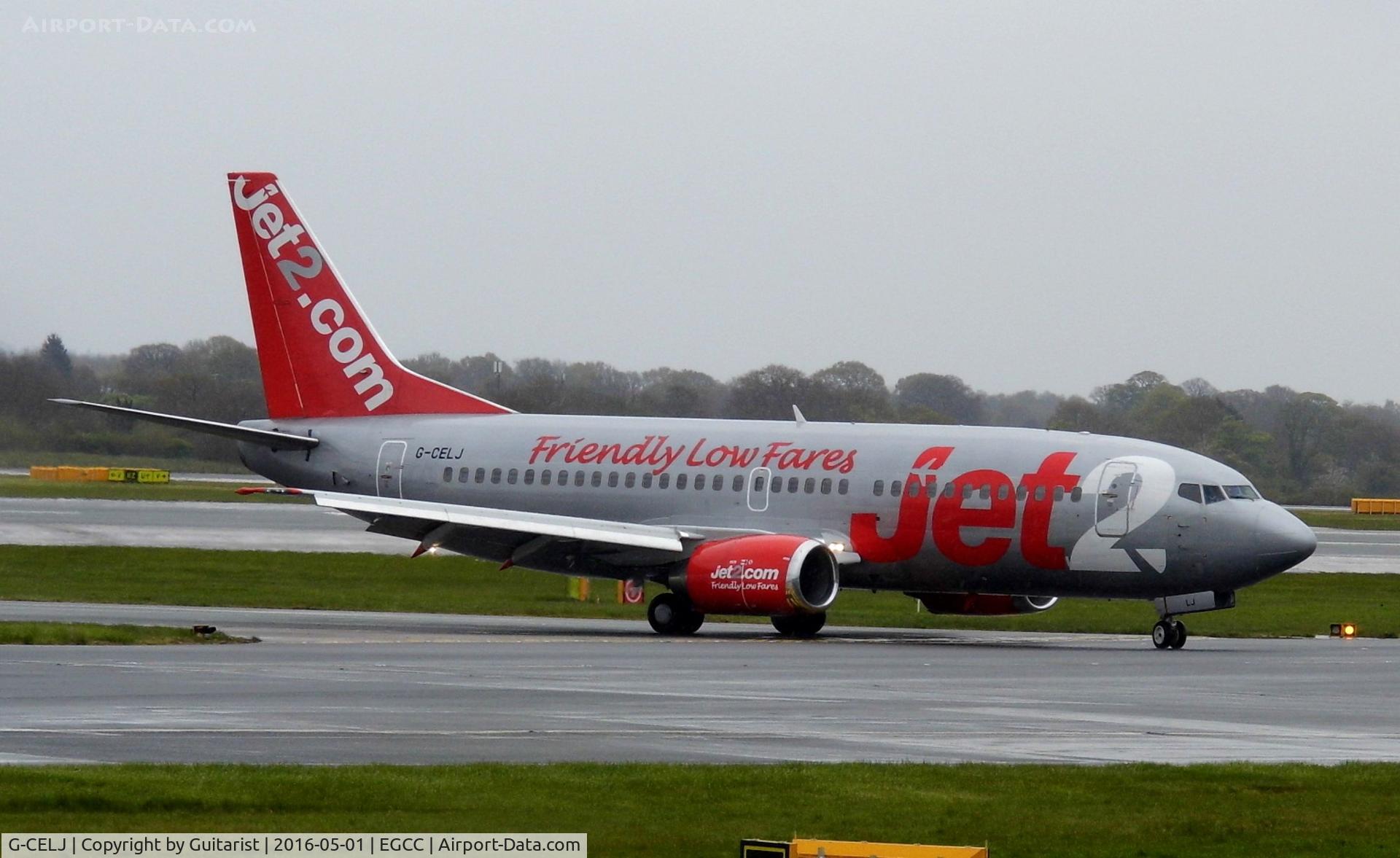 G-CELJ, 1986 Boeing 737-330 C/N 23529, At Manchester