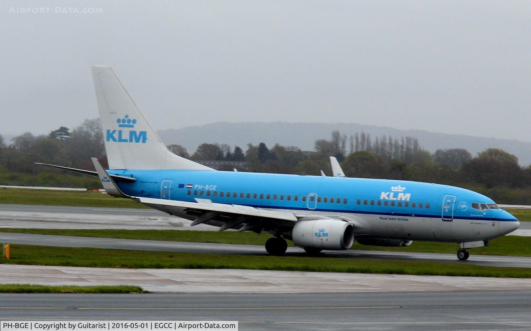 PH-BGE, 2008 Boeing 737-7K2 C/N 30371, At Manchester