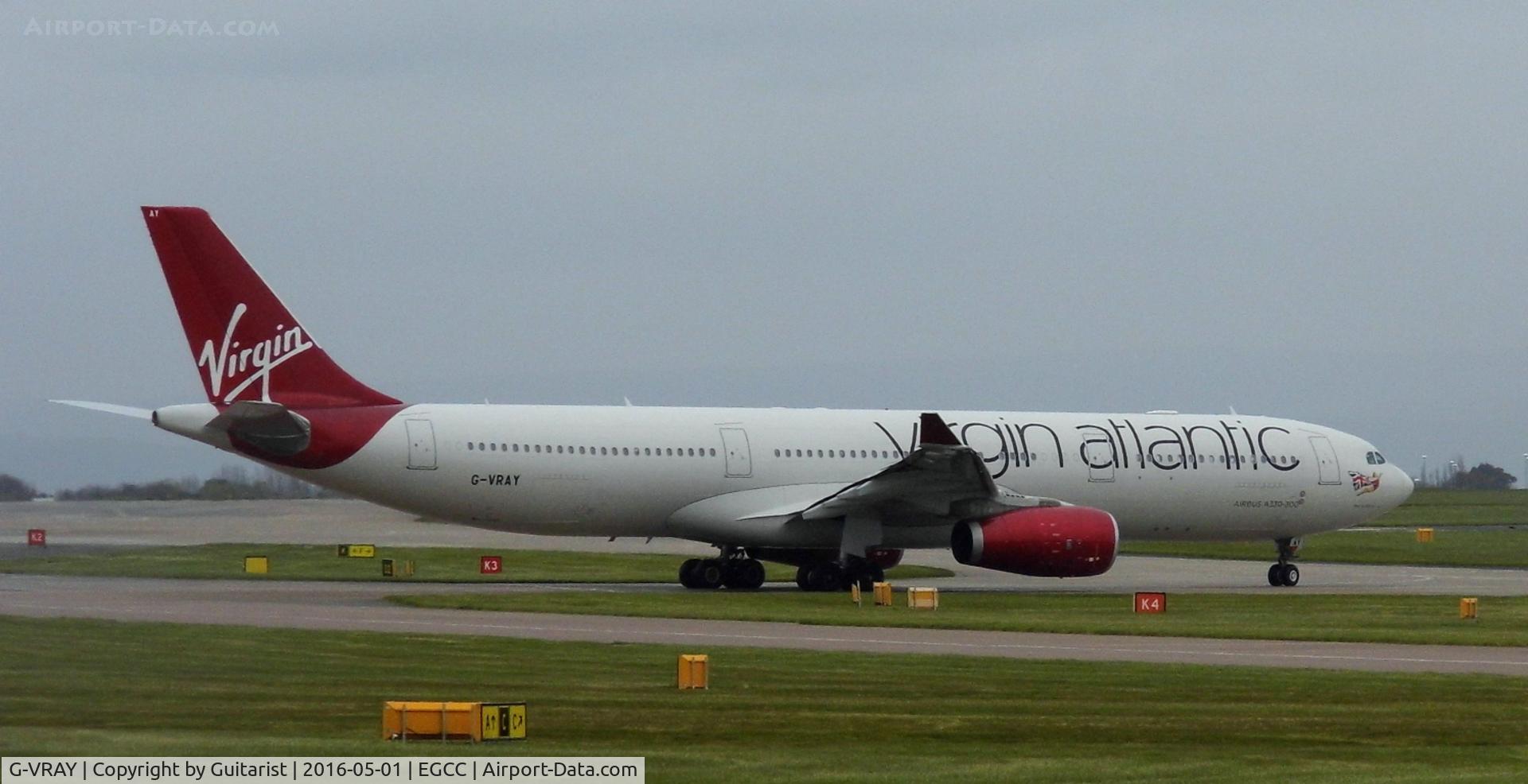G-VRAY, 2012 Airbus A330-343X C/N 1296, At Manchester