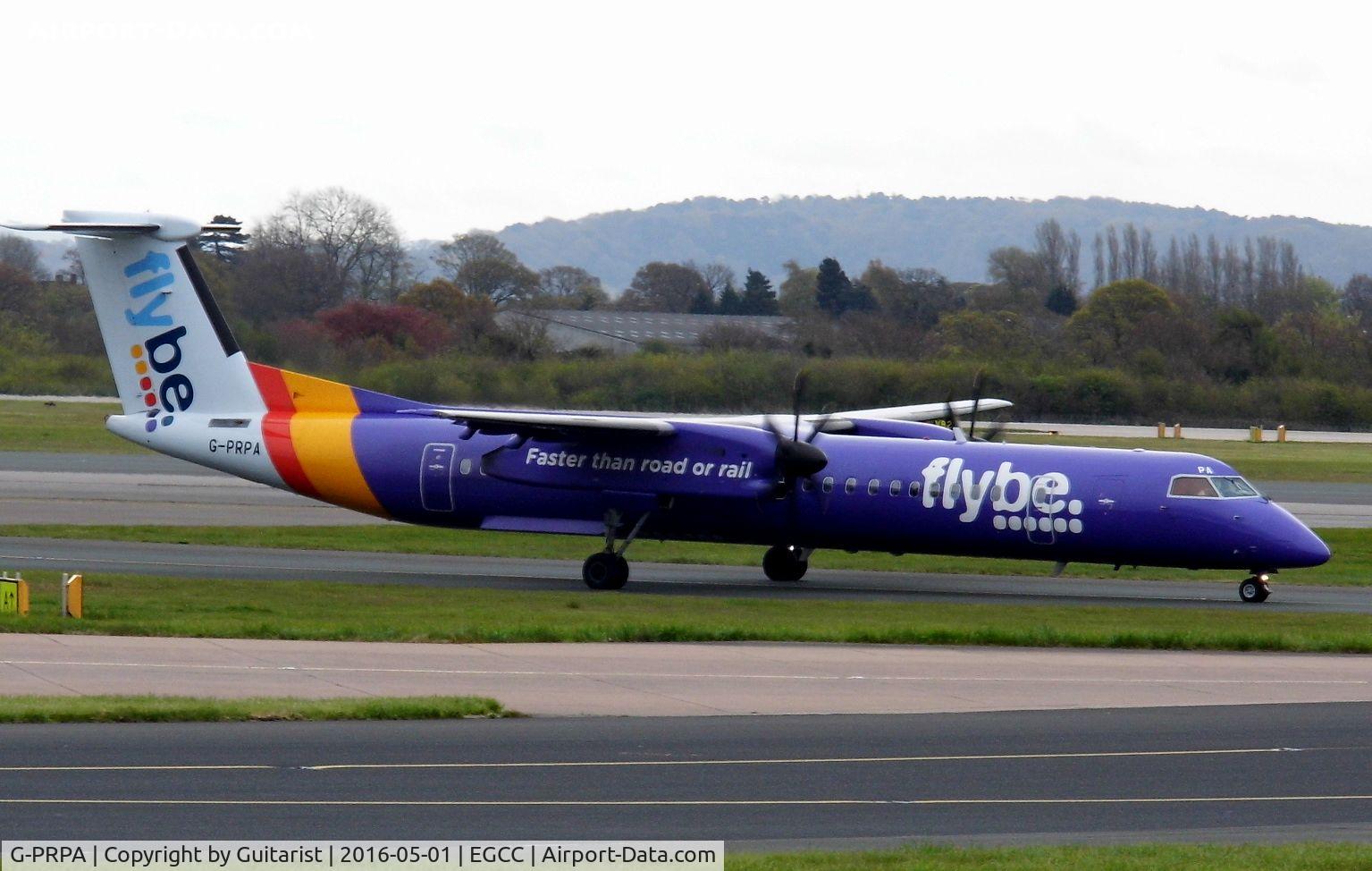 G-PRPA, 2008 De Havilland Canada DHC-8-402 Dash 8 C/N 4187, At Manchester