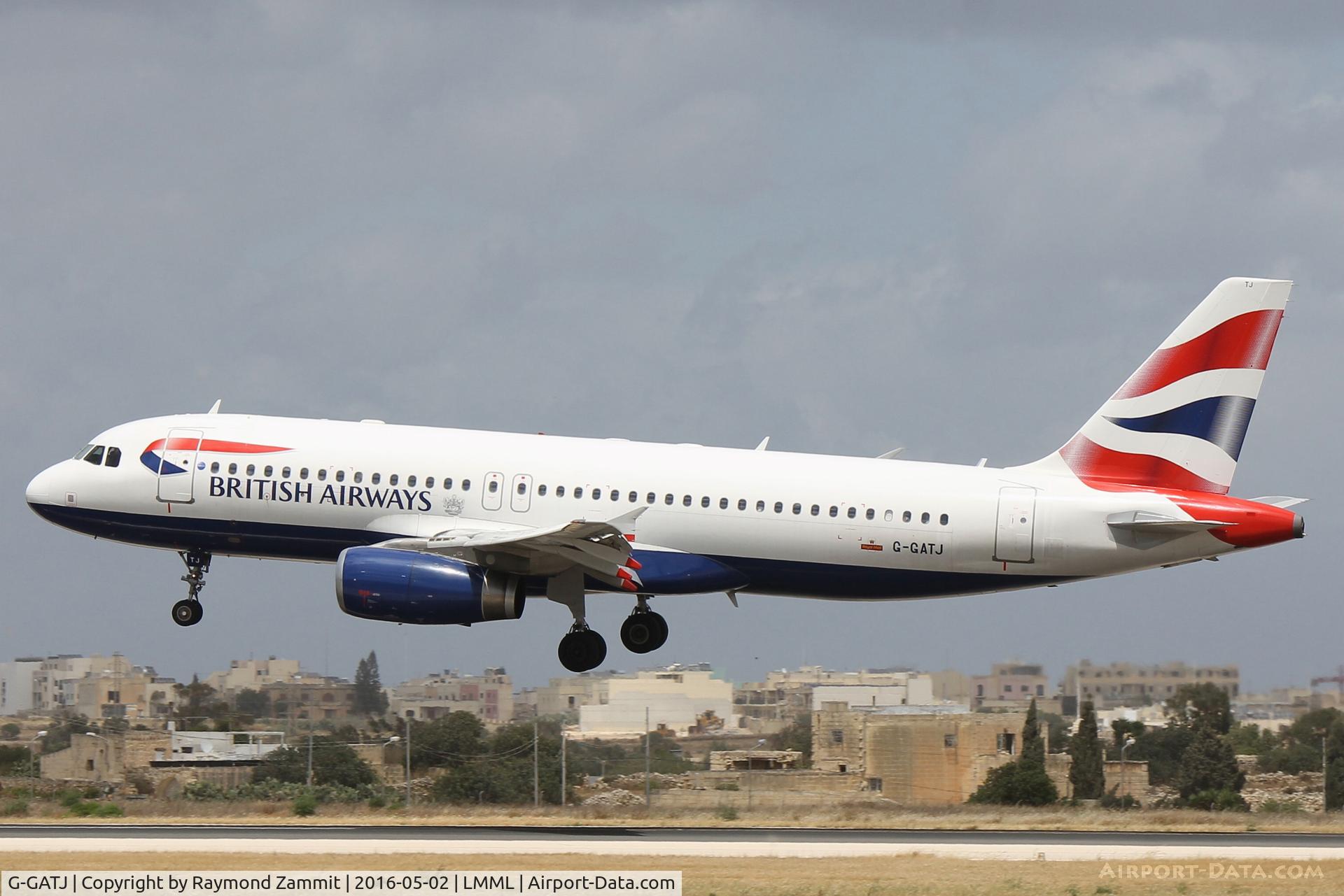 G-GATJ, 2001 Airbus A320-233 C/N 1509, A320 G-GATJ British Airways