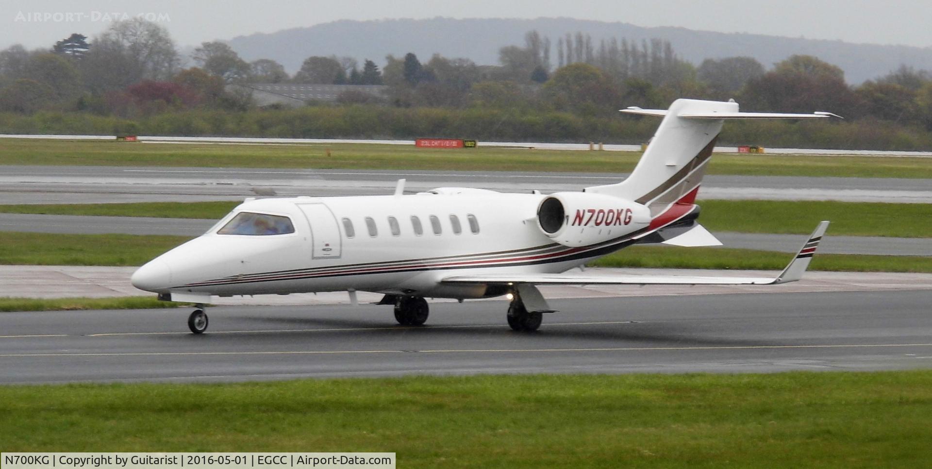 N700KG, 2004 Learjet 45 C/N 2017, At Manchester