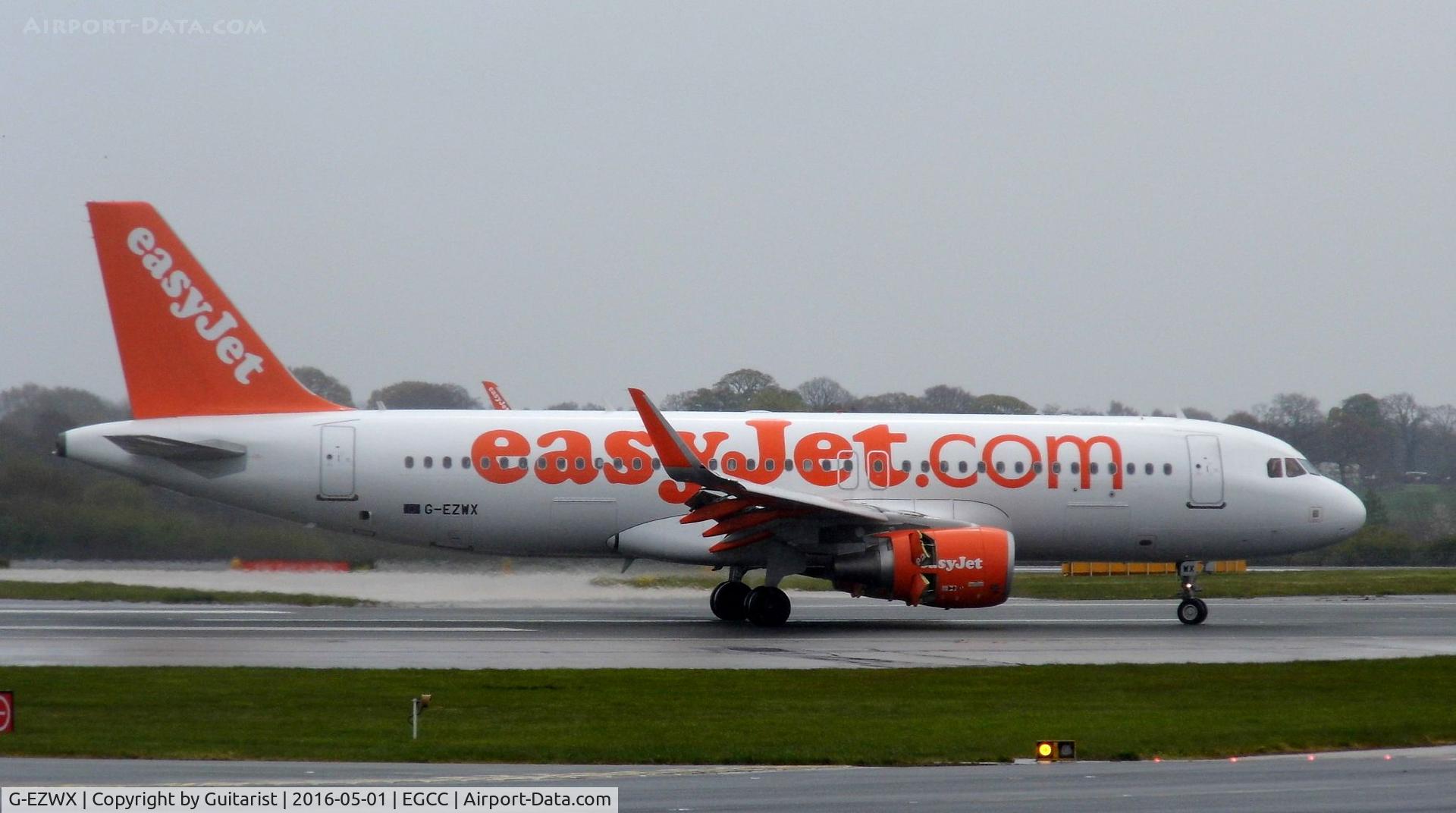 G-EZWX, 2014 Airbus A320-214 C/N 6192, At Manchester