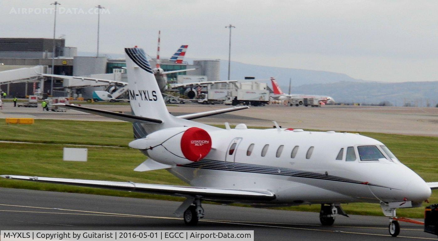 M-YXLS, 2015 Cessna 560XL Citation Excel C/N 560-6193, At Manchester