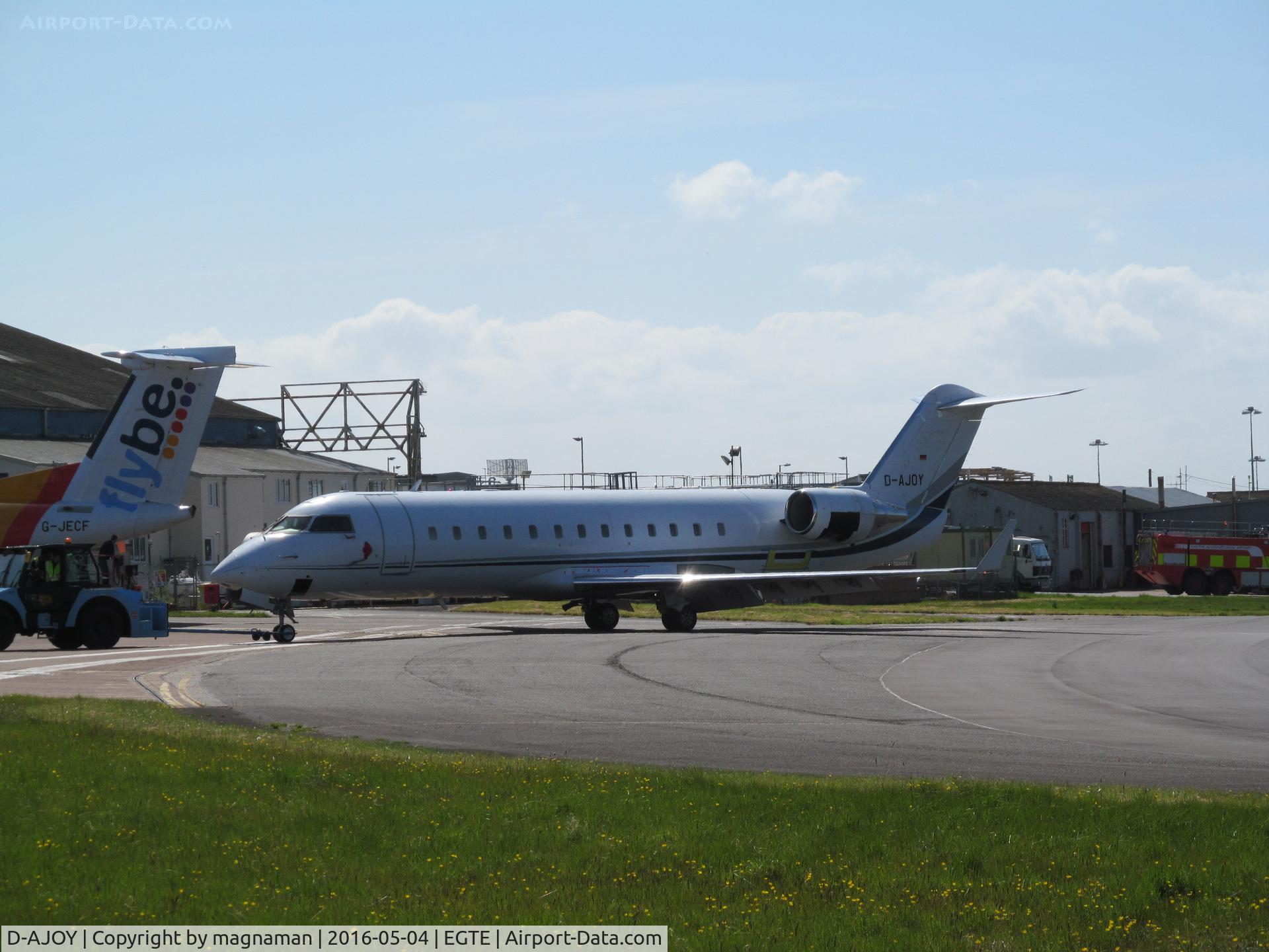 D-AJOY, 2007 Bombardier Challenger 850 (CL-600-2B19) C/N 8069, A joy to see this today