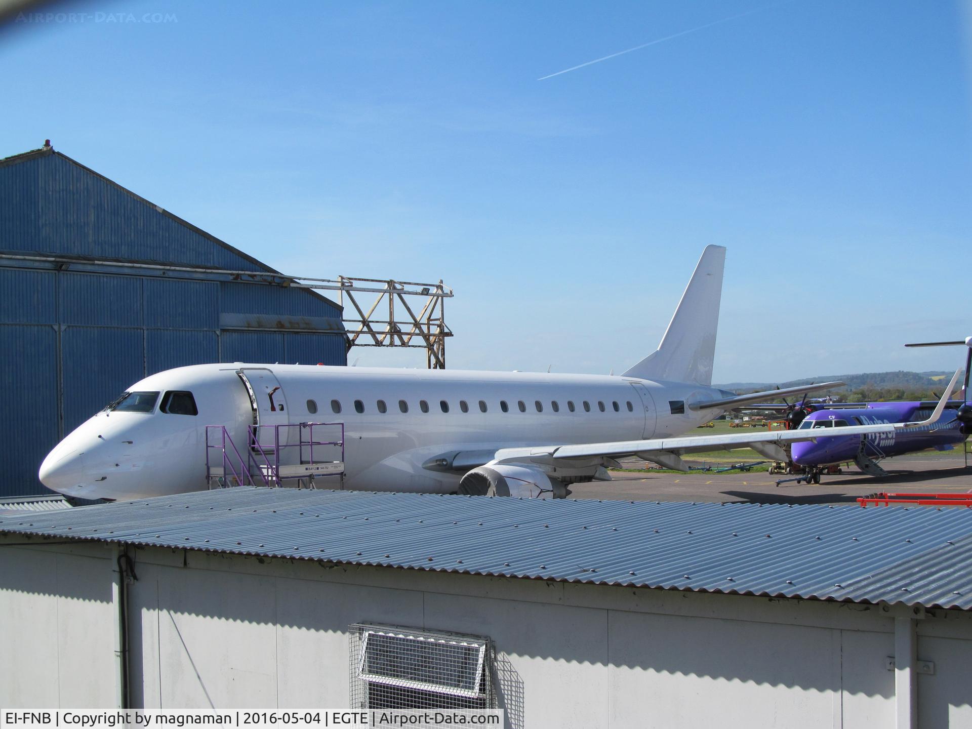EI-FNB, 2005 Embraer 170LR (ERJ-170-100LR) C/N 17000093, Not sure what the new identity of this airframe is - reggie now taped over in black!