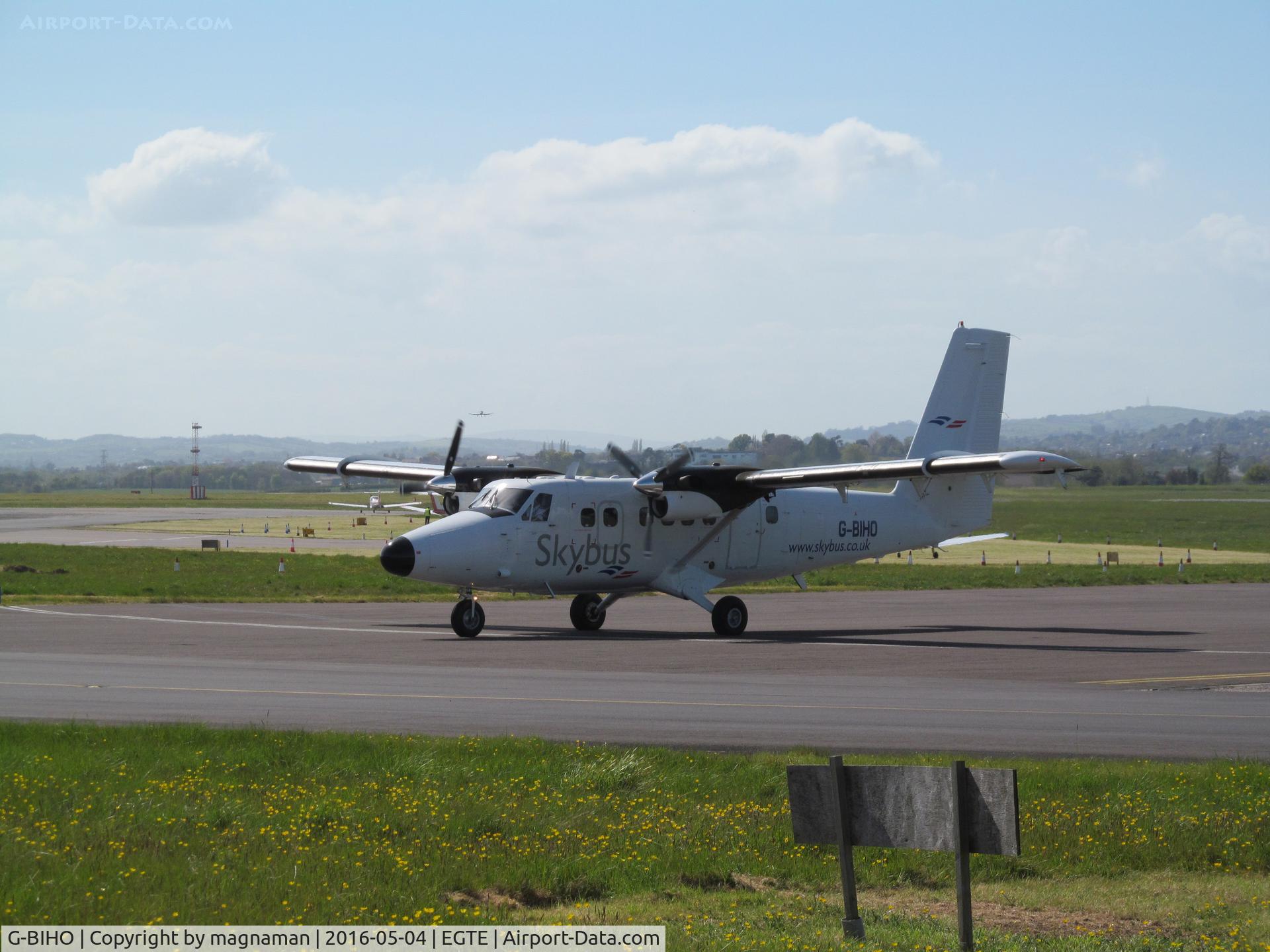 G-BIHO, 1981 De Havilland Canada DHC-6-310 Twin Otter C/N 738, old hack still grinding out the hours