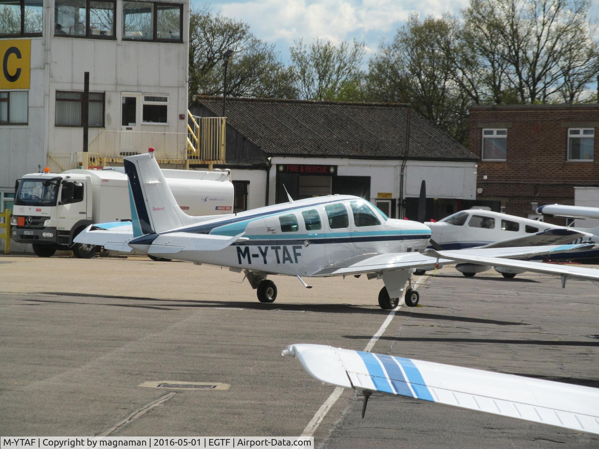 M-YTAF, 1997 Beech B36TC Bonanza Bonanza C/N EA-595, nice bonanza and my favourite M- too