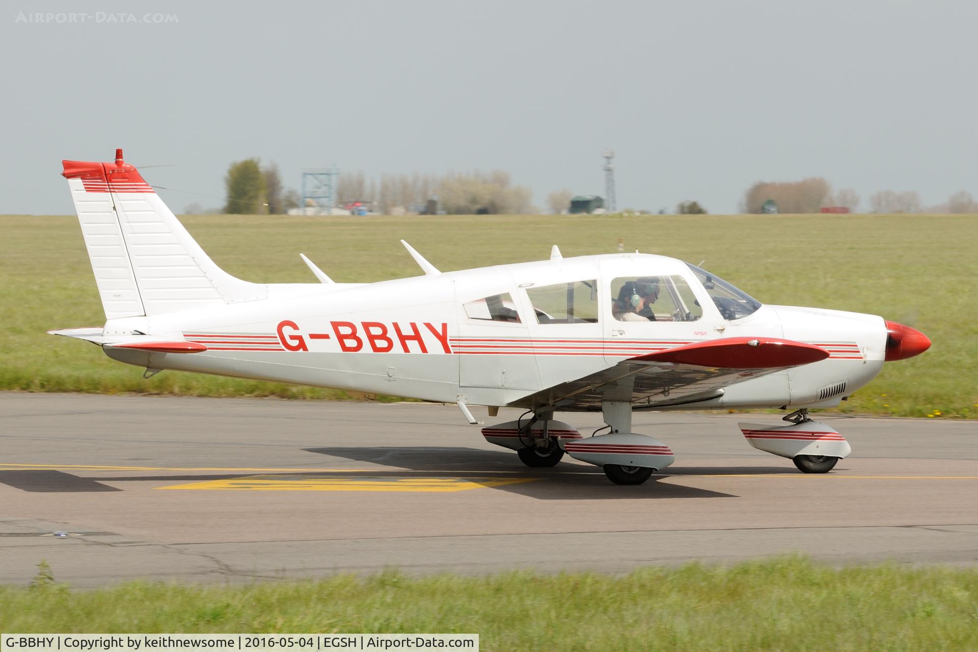 G-BBHY, 1973 Piper PA-28-180 Cherokee C/N 28-7305474, Nice Visitor.