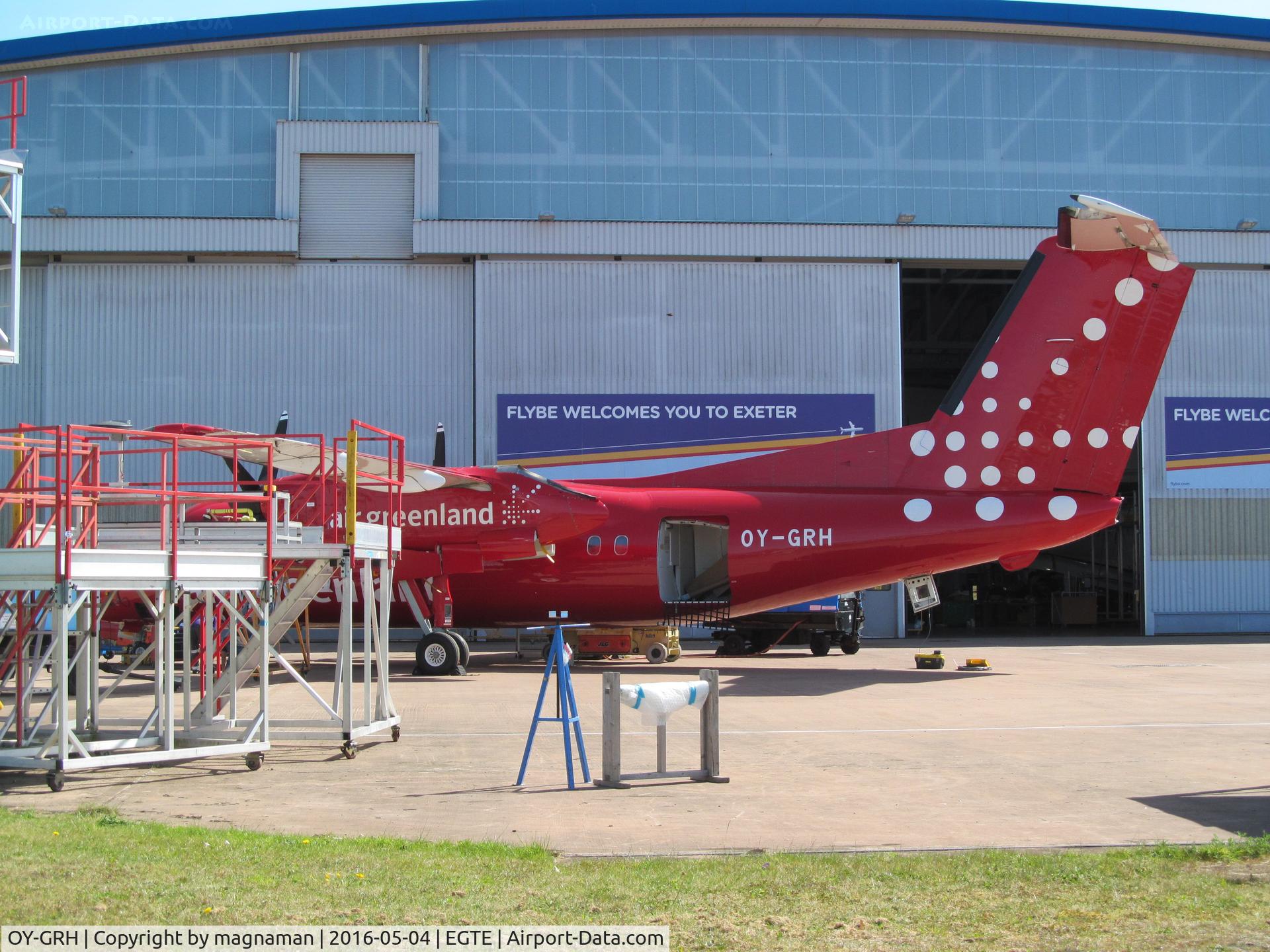 OY-GRH, 1997 De Havilland Canada DHC-8-202 Dash 8 C/N 488, not sure why here - but happy to see it!!