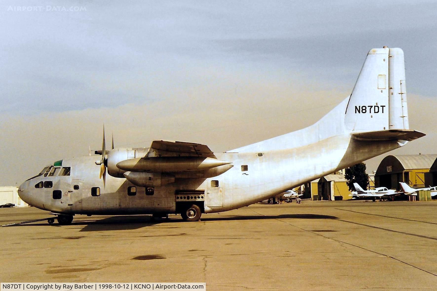 N87DT, 1954 Fairchild C-123K Provider C/N 20030, Fairchild C-123K Provider [20030] Chino~N 12/10/1998