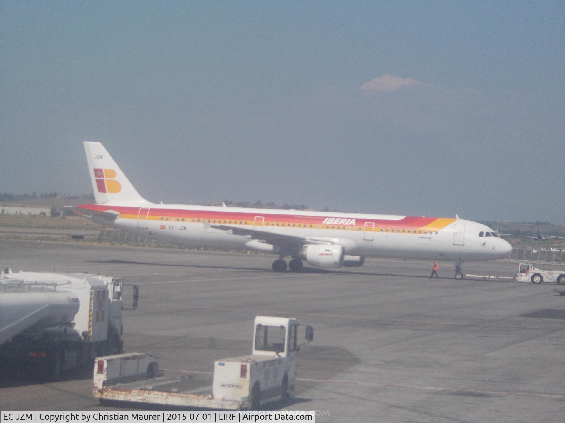 EC-JZM, 2007 Airbus A321-212 C/N 2996, Iberia A321