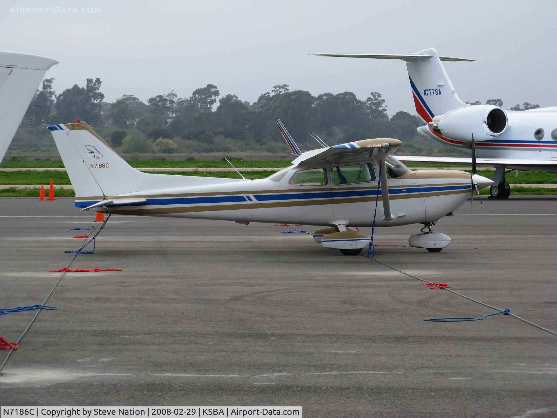 N7186C, 1973 Cessna R172K Hawk XP C/N R172-2680, Locally-based 1973 Cessna R172K Hawk XP @ Santa Barbara Municipal Airport, CA