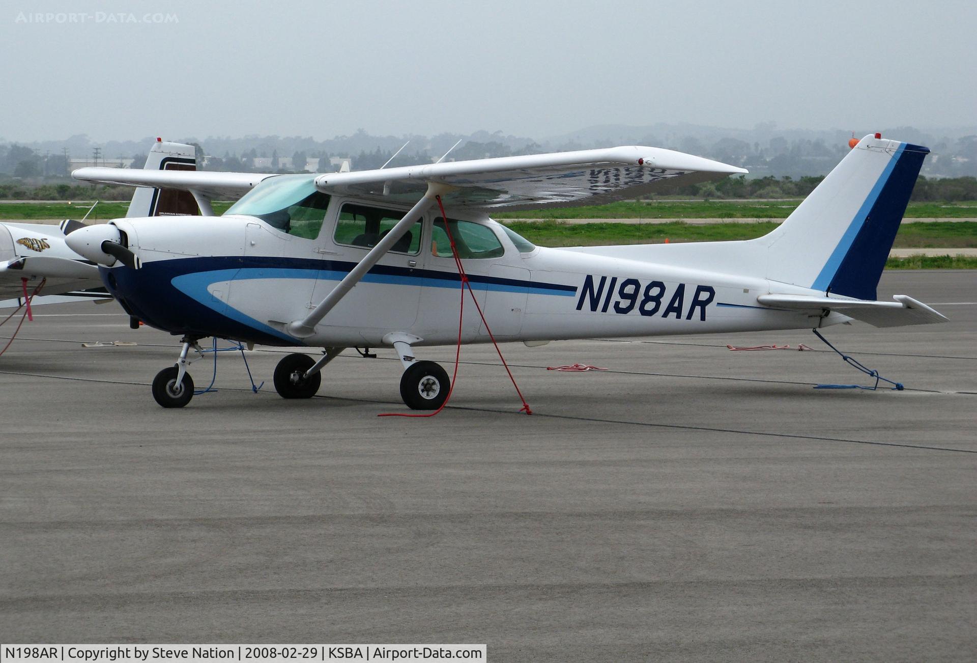N198AR, 1979 Cessna 172N C/N 17273560, Speedway Car wash (Yuma, AZ) 1979 Cessna 172N Skyhawk visiting @ Santa Barbara Municipal Airport, CA