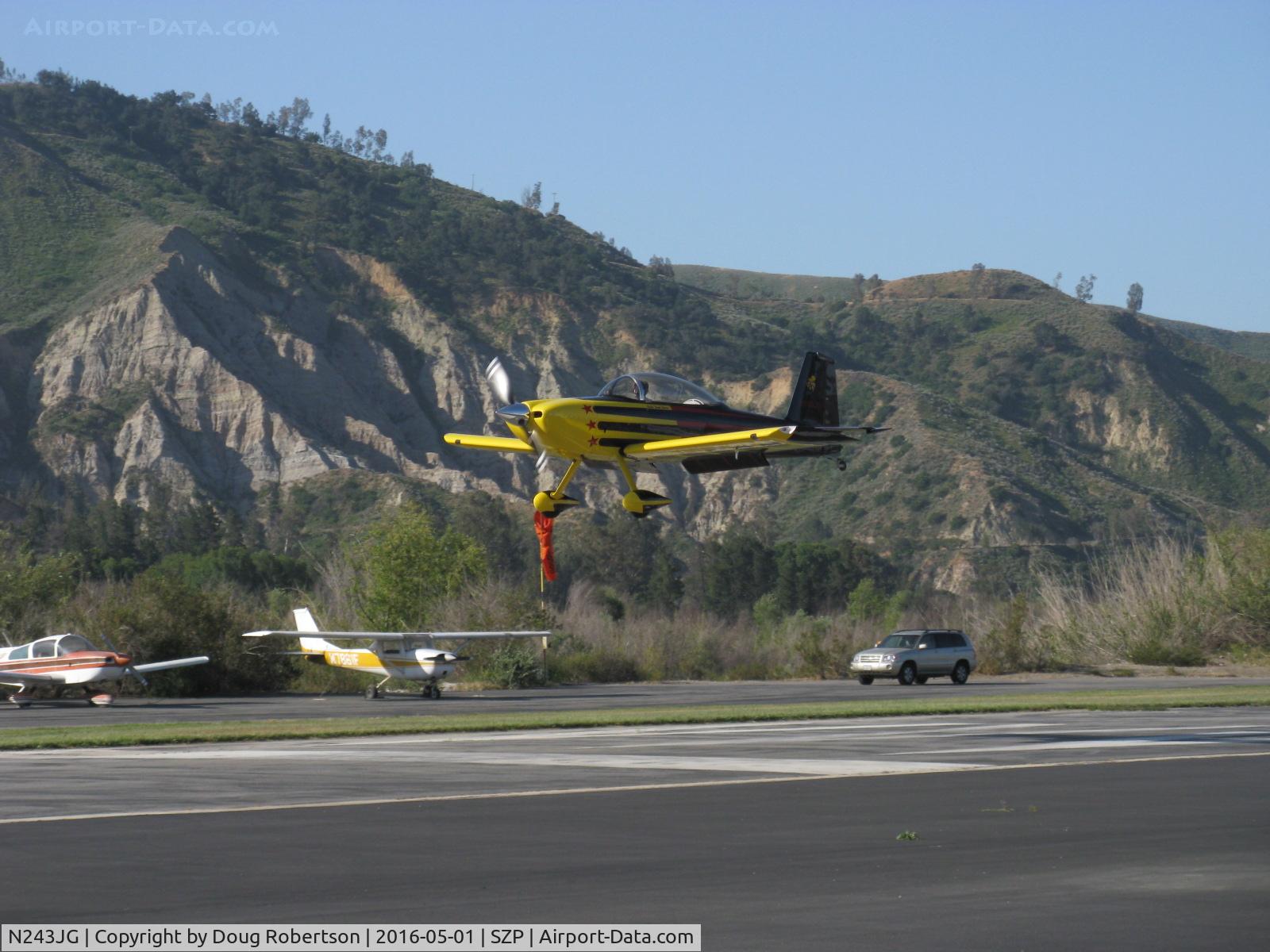 N243JG, 2001 Vans RV-8 C/N 80669, 2001 Grubbs VAN's RV-8, Lycoming IO-360, on final Rwy 04