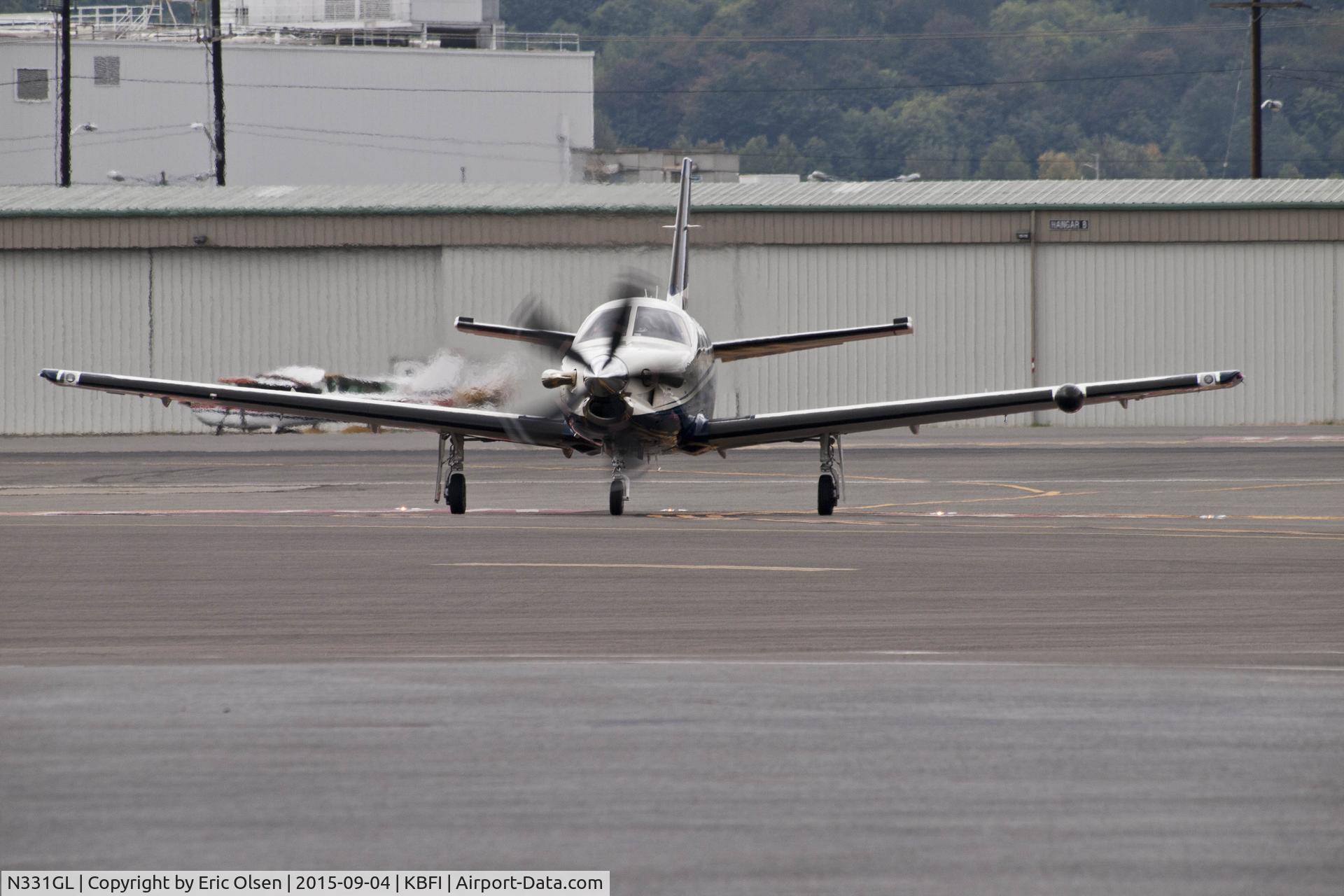 N331GL, 2013 Socata TBM-700 C/N 682, Socata TBM-700 at Boeing Field.