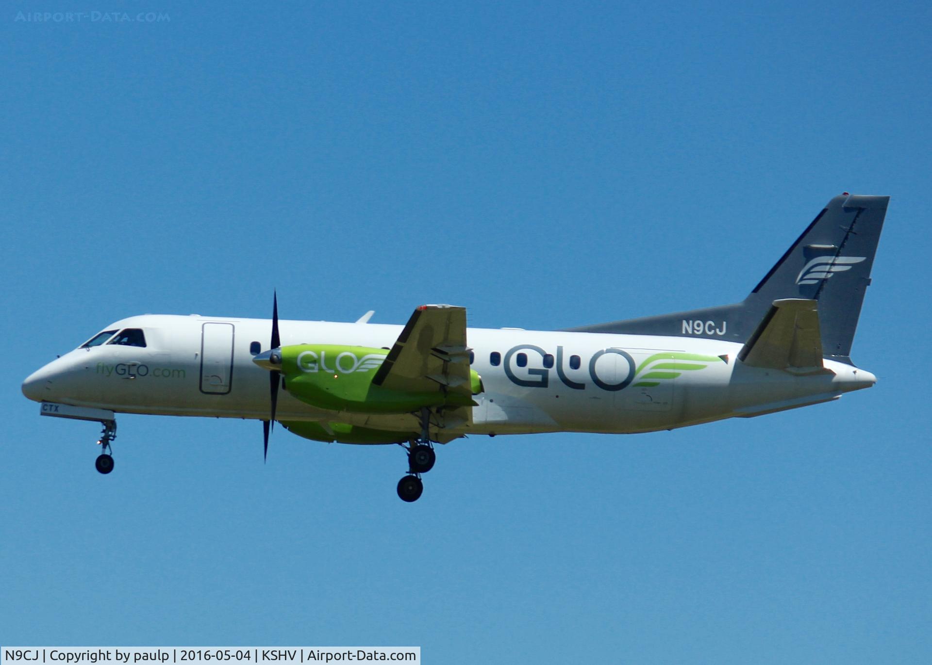 N9CJ, 1991 Saab 340B C/N 340B-224, At Shreveport Regional.