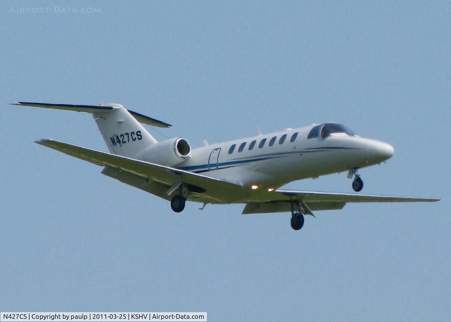 N427CS, 2007 Cessna 525B CitationJet CJ3 C/N 525B0152, At Shreveport Regional.