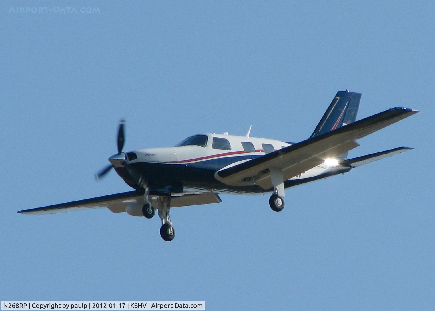 N268RP, Piper PA-46-350P Malibu Mirage C/N 4636511, At Shreveport Regional.