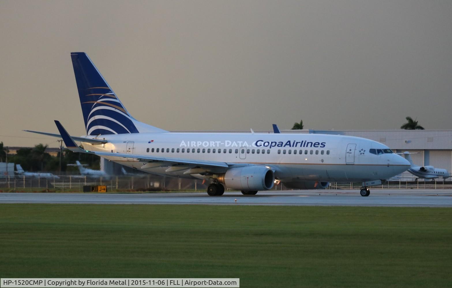 HP-1520CMP, Boeing 737-7V3 C/N 33707, Copa Airlines