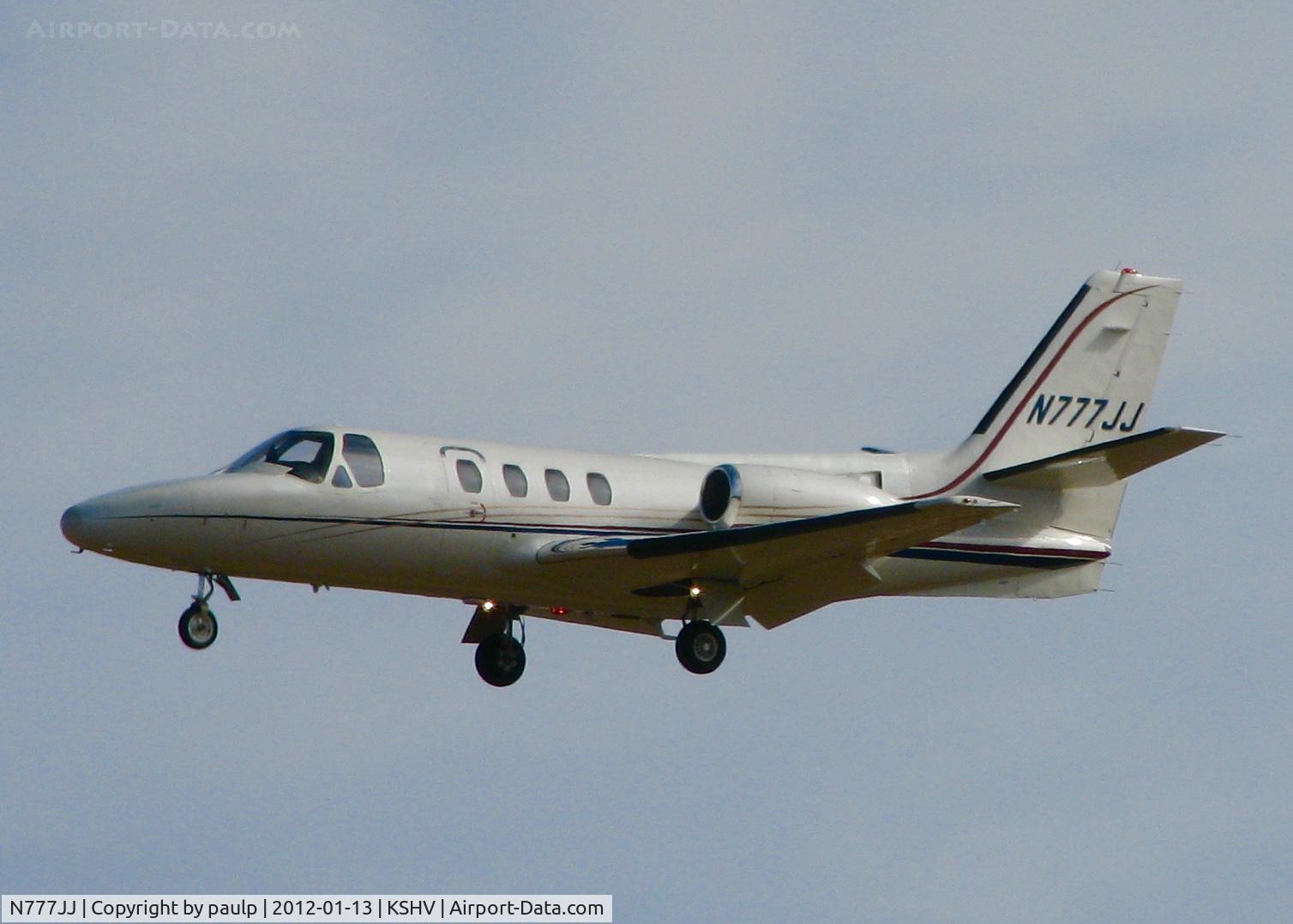 N777JJ, 1972 Cessna 500 Citation C/N 500-0056, At Shreveport Regional.