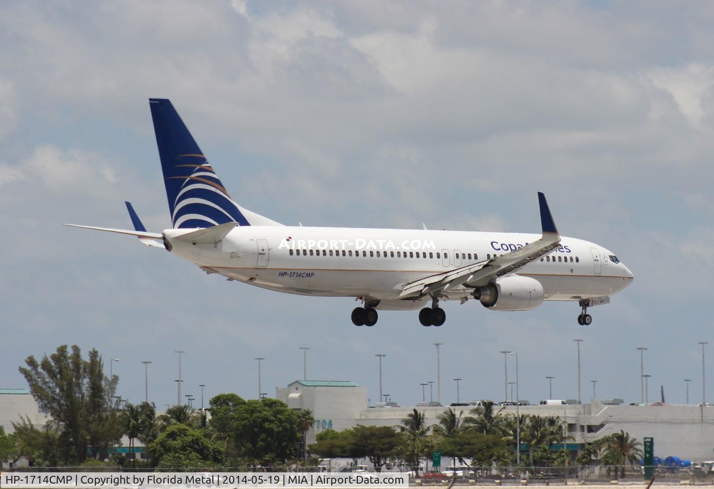 HP-1714CMP, 2010 Boeing 737-8V3 C/N 40891, Copa Airlines