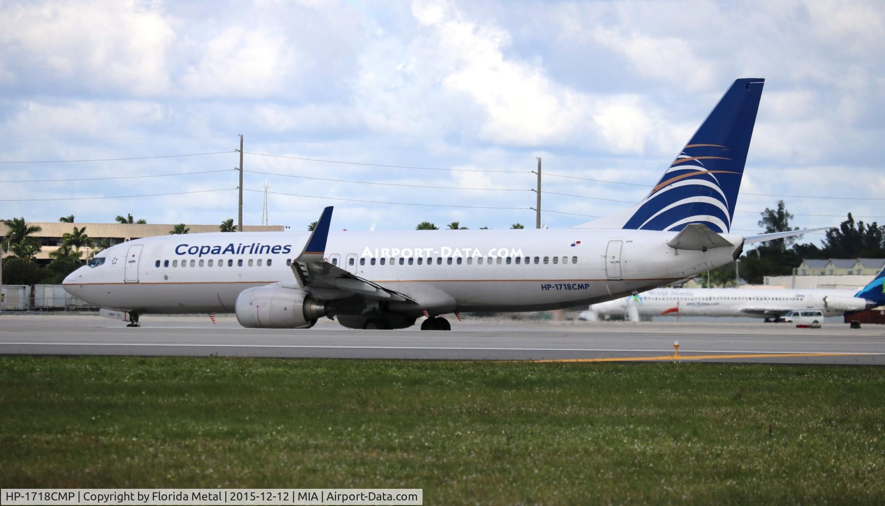 HP-1718CMP, 2011 Boeing 737-8V3 C/N 38139, Copa Airlines